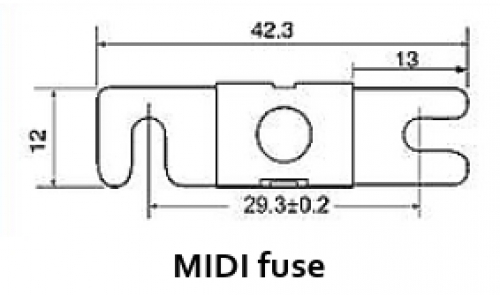 Victron MIDI-fuse ANL 58V for 48V products (1 pcs)