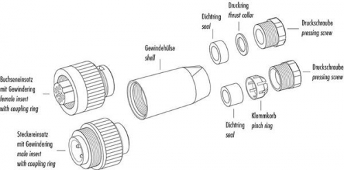 Philippi Binder-Serie 692 Stecker 4-polig