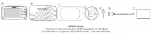 Raymarine E70064 i40 Echolot Instrument