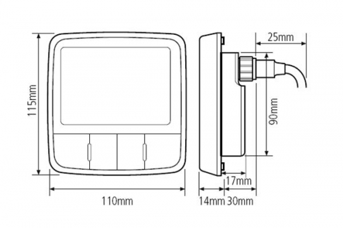 Raymarine E70058 i50 Log Instrument