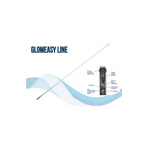 Glomex GlomEasy AM/FM-Radio-Antenne 2,4m RA 1288 FME