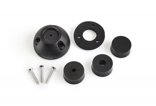 Scanstrut DS16-P-BLK Decksdurchführung Kunststoff bis 16mm Stecker 2-8mm Kabel schwarz