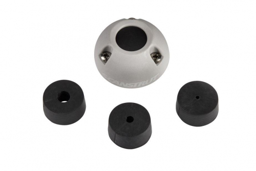 Scanstrut DS16-P Decksdurchführung Kunststoff bis 16mm Stecker und 2-8mm Kabel grau