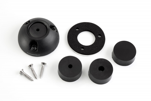Scanstrut Decksdurchführung Kunststoff bis 21mm Stecker 4-9mm Kabel schwarz