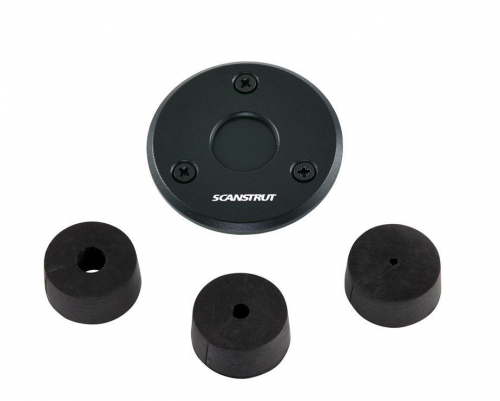 Scanstrut Decksdurchführung Aluminium schwarz 2-8m grau 16mm Stecker