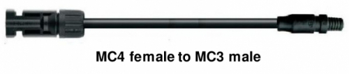 Victron Solar Adapterkabel MC4/F auf MC3/M L=15cm