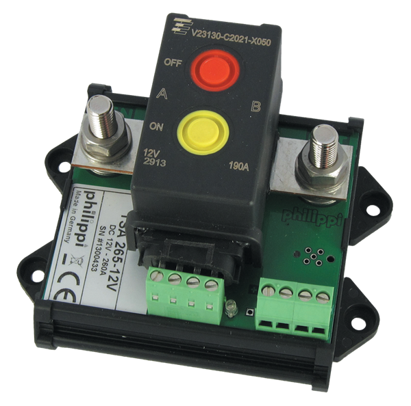 Philippi Batteriehauptschalter mit integriertem Tiefentladeschutz TSA 265 -  Ferropilot (Berlin) GmbH - Ferroberlin