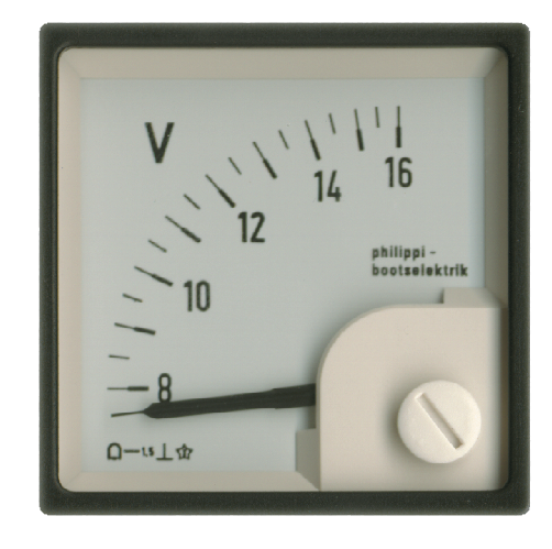 Philippi Quadratisches Messinstrument SQB Fuel 10-180Ohm