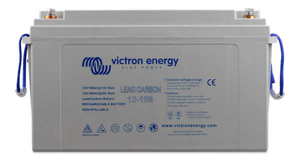 Victron Blei-Kohlenstoff Batterie 12V/106Ah (M8) - Ferropilot (Berlin) GmbH  - Ferroberlin