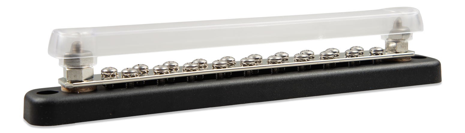Victron Busbar 150A 2P with 20 screws +cover - Ferropilot (Berlin