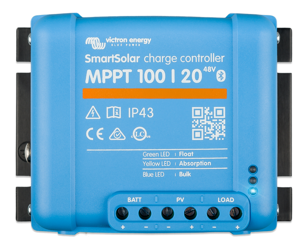 Victron Solar Laderegler SmartSolar MPPT 100/20 (12/24/48V-20A) Bluetooth -  Ferropilot (Berlin) GmbH - Ferroberlin