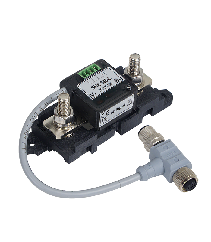 Philippi Strommessshunt SHX-L 300 12/24V P-Bus für Verbraucher und Ladequellen