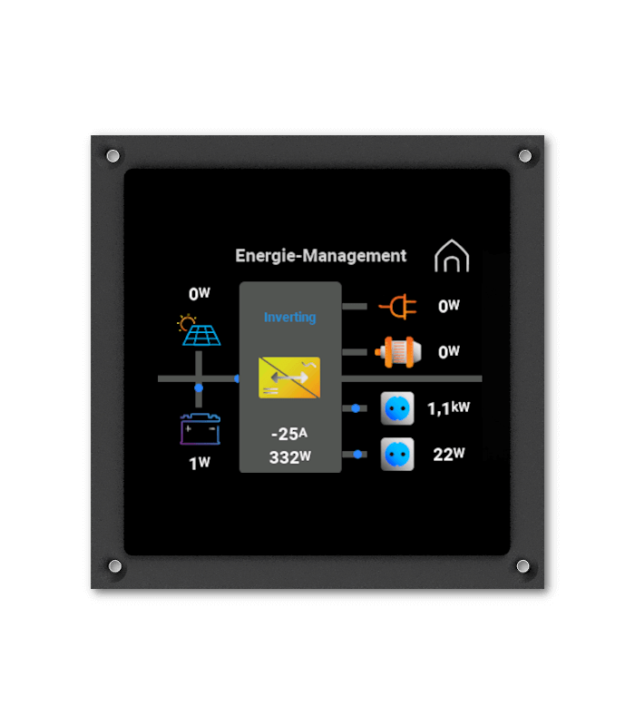 Philippi SystemMonitor PSM3 P-Bus Touchdisplay für Batterie-, Tank- und Energiemonitoring