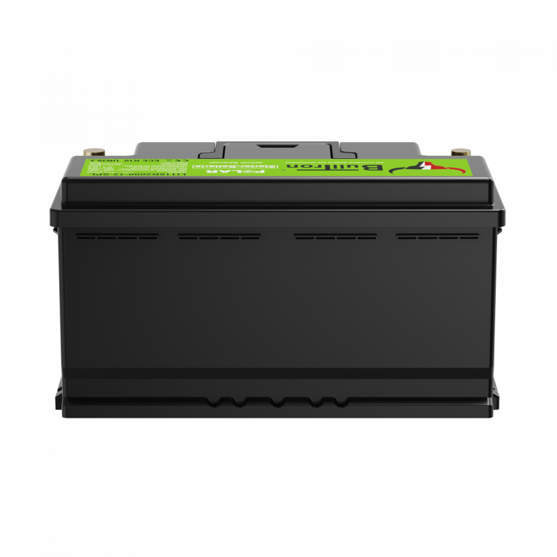 BullTron Lithium Starter Batterie 12,8 V 118 Ah Polar – 2000 A Startstrom, kompakte 279-mm-Bauform