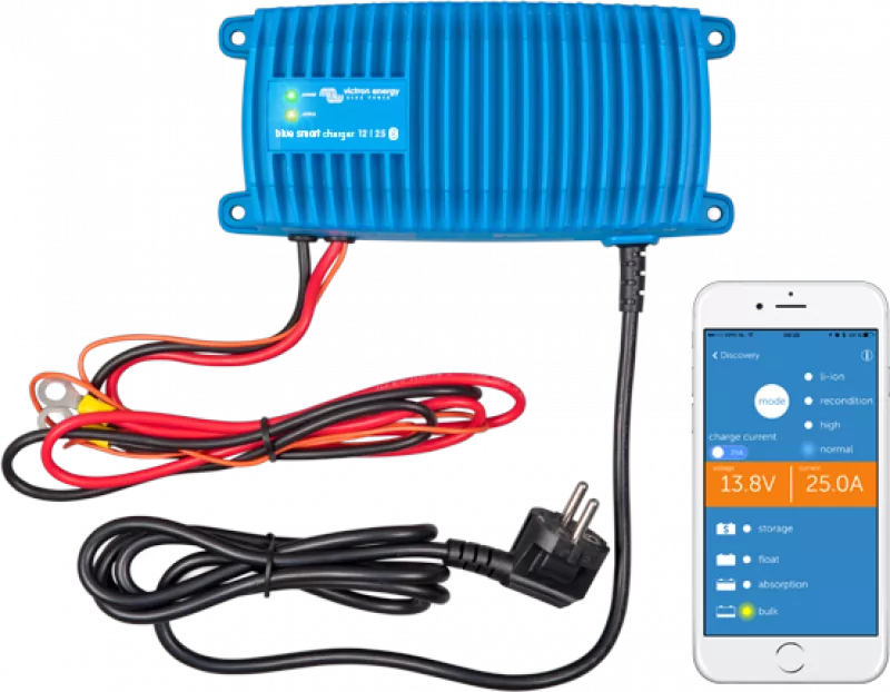 Victron Blue Smart IP67 Charger 12/13(1) Schuko Victron Blue Smart IP67 Charger 12/13(1) Schuko