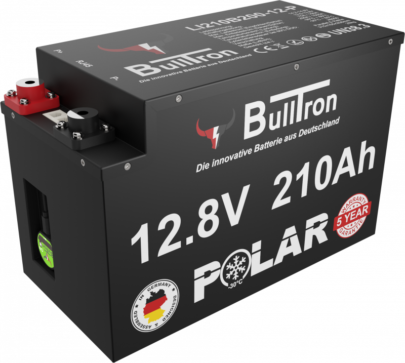 BullTron Lithium Batterie 12,8V 210Ah Smart BMS Polar BullTron Lithium Batterie 12,8V 210Ah Smart BMS Polar