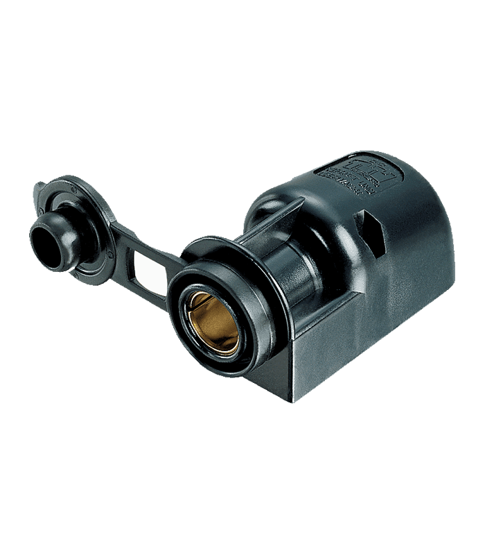 Philippi Aufbausteckdose mit Klappdeckel - ASD 12 /24