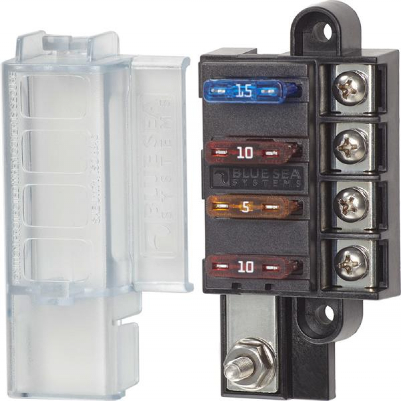 BlueSea 5045 Flachsicherungshalter für Aufbau