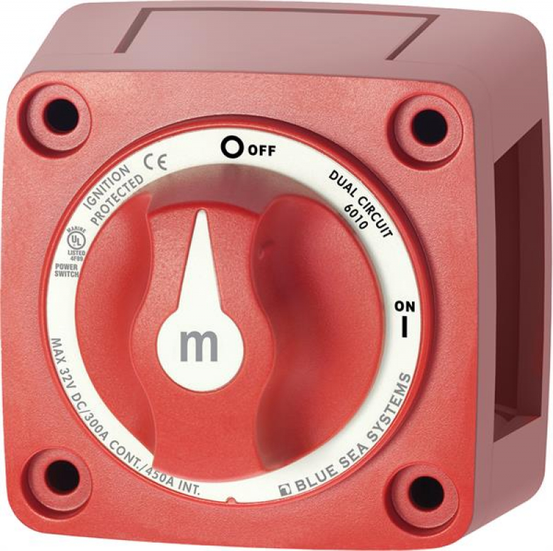 BlueSea 6010 Batteriehauptschalter BHM 220 (2-polig)
