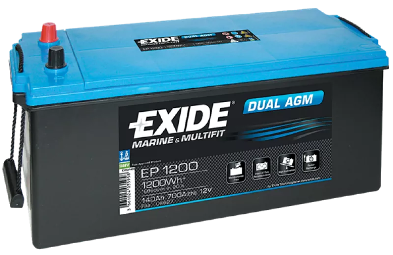 Philippi EXIDE AGM Batterie EP 1200 Philippi EXIDE AGM Batterie EP 1200