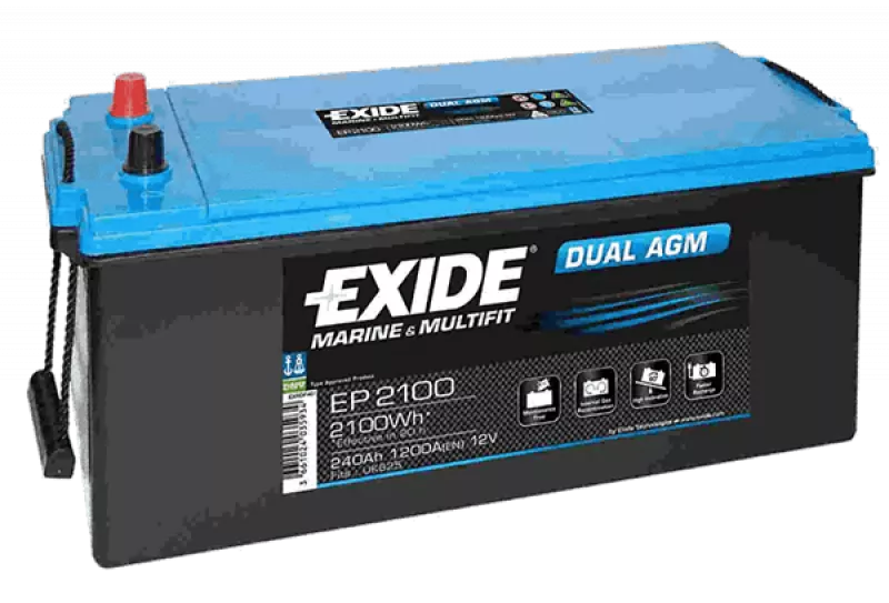 Philippi EXIDE AGM Batterie EP 2100