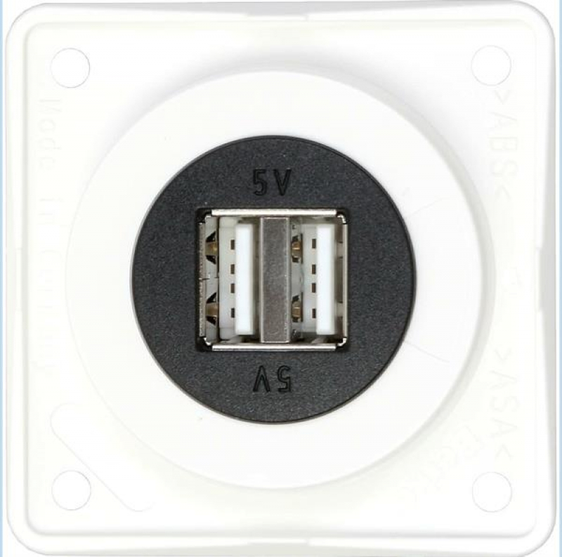 Philippi Berker mini - USB-Einbausteckdose - USB, 12V