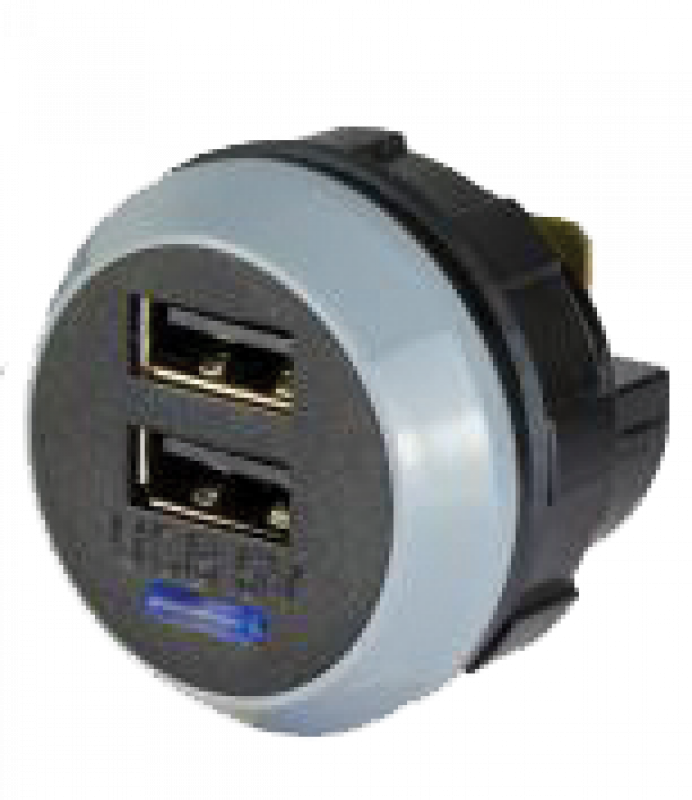 Philippi USB Steckdose für Einbaumontage USD GW
