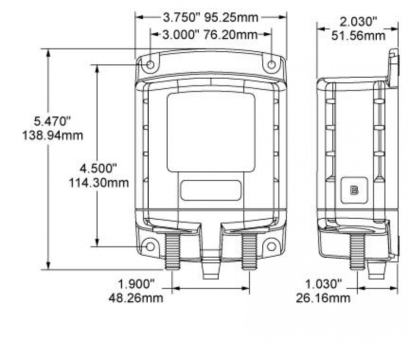 Blue Sea BS 7620 - ML-ACR - 12V DC 500A Blue Sea BS 7620 - ML-ACR - 12V DC 500A