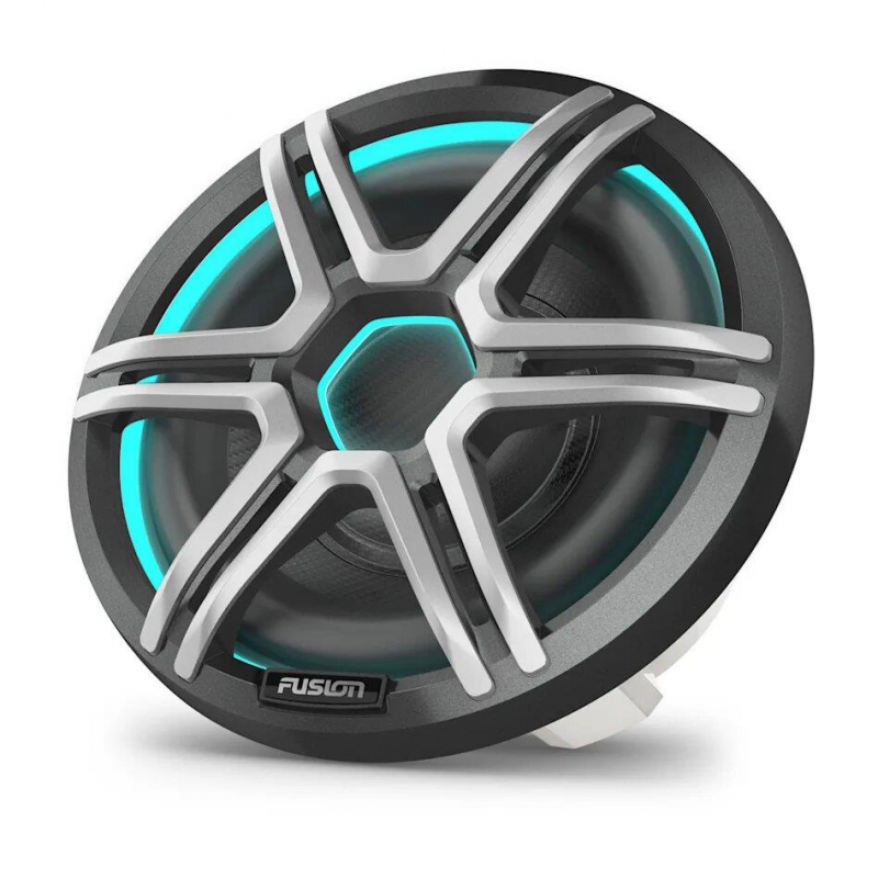 Fusion Apollo LED-Subwoofer 10", Sportgrill grau Fusion Apollo LED-Subwoofer 10", Sportgrill grau