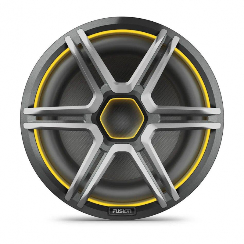 Fusion Apollo LED-Subwoofer 12", Sportgrill grau Fusion Apollo LED-Subwoofer 12", Sportgrill grau
