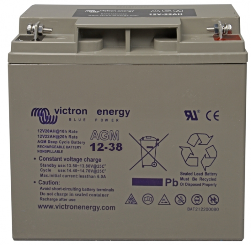 Victron AGM Deep Cycle Batterie 12V/38Ah Victron AGM Deep Cycle Batterie 12V/38Ah