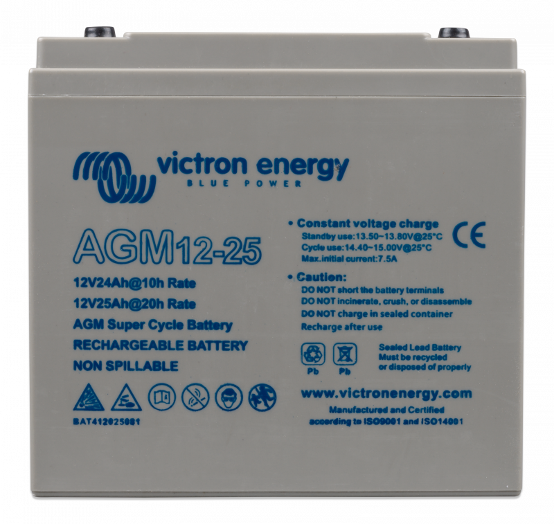 Victron AGM Super Cycle Batterie 12V/25Ah