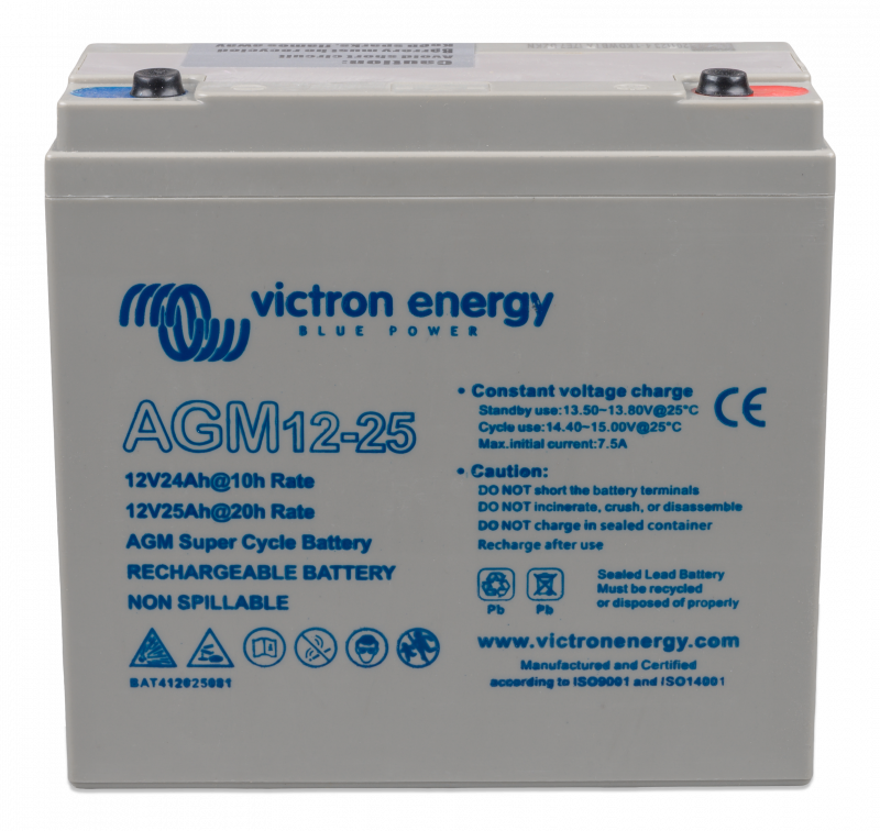 Victron AGM Super Cycle Batterie 12V/25Ah