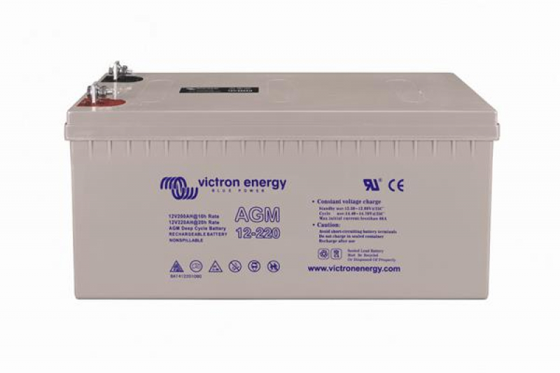 Victron AGM Deep Cycle Batterie 12V/220Ah Victron AGM Deep Cycle Batterie 12V/220Ah