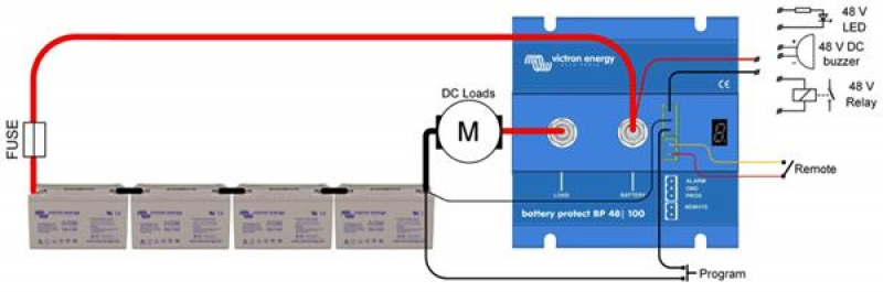 Victron BatteryProtect 48V-100A Victron BatteryProtect 48V-100A
