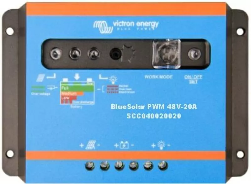 Victron Solar Laderegler BlueSolar PWM-Light 48V-20A Victron Solar Laderegler BlueSolar PWM-Light 48V-20A