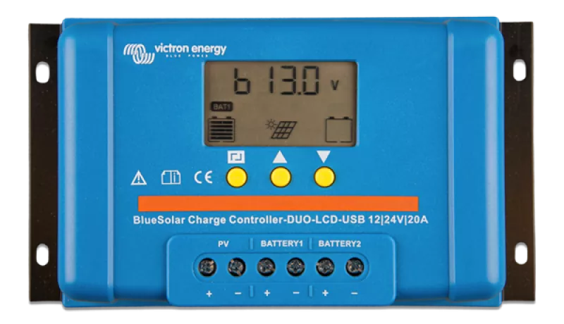 Victron Solar Laderegler BlueSolar PWM DUO-LCD&USB 12/24V-20A Victron Solar Laderegler BlueSolar PWM DUO-LCD&USB 12/24V-20A