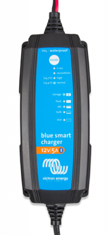 Victron Blue Smart IP65s Charger 12/5 Schuko Victron Blue Smart IP65s Charger 12/5 Schuko