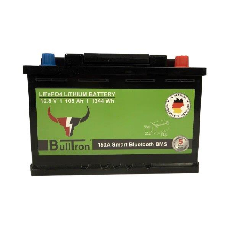 BullTron Lithium Batterie 12,8V 105Ah Smart BMS Polar