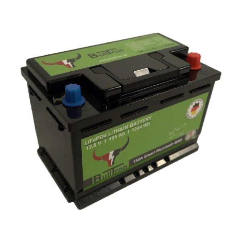 BullTron Lithium Batterie 12,8V 105Ah Smart BMS Polar BullTron Lithium Batterie 12,8V 105Ah Smart BMS Polar