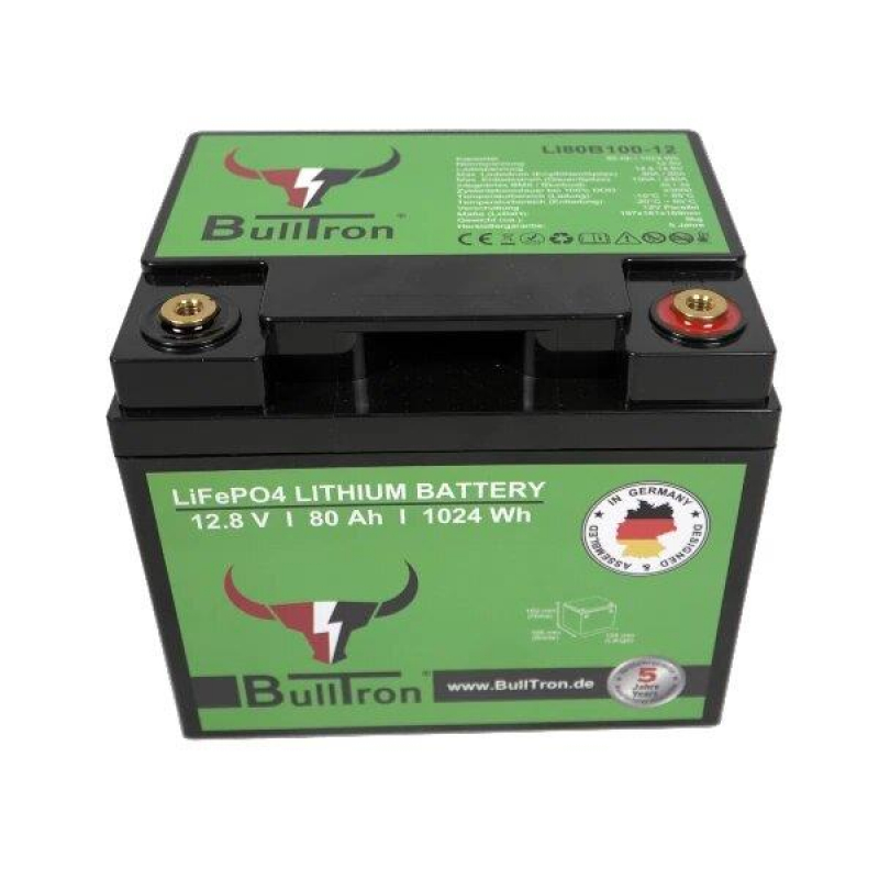 BullTron Lithium Batterie 12,8V 80Ah Smart BMS BullTron Lithium Batterie 12,8V 80Ah Smart BMS