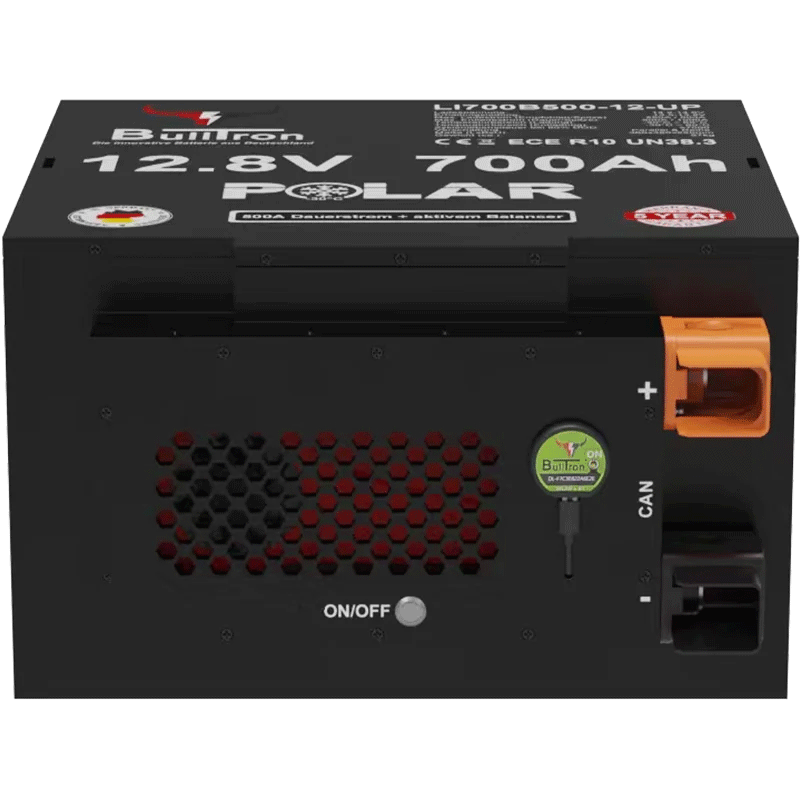 BullTron Lithium Batterie Untersitz 12,8V 700Ah Smart BMS Polar