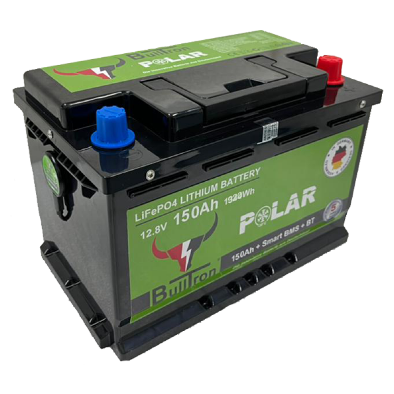 BullTron Lithium Batterie 12,8V 150Ah Smart BMS Polar BullTron Lithium Batterie 12,8V 150Ah Smart BMS Polar