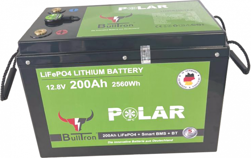 BullTron Lithium Batterie 12,8V 200Ah Smart BMS Polar