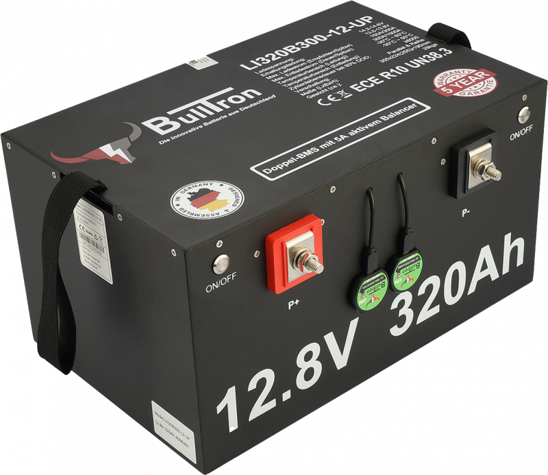 BullTron Lithium Batterie 12,8V 320Ah Untersitz Smart BMS Polar BullTron Lithium Batterie 12,8V 320Ah Untersitz Smart BMS Polar