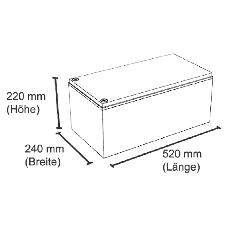 BullTron Lithium Batterie 12,8V 460Ah Smart BMS Polar