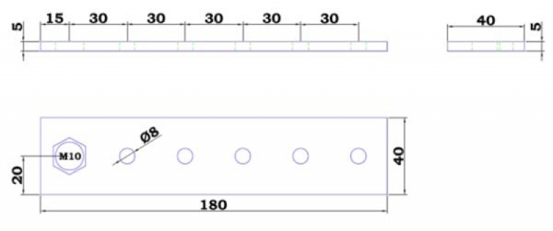 Victron Verbbindungsschiene Busbar (5 holes)