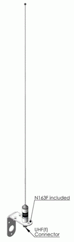 AC-Marine CELmar0-1 - UKW-Antenne 1,0m