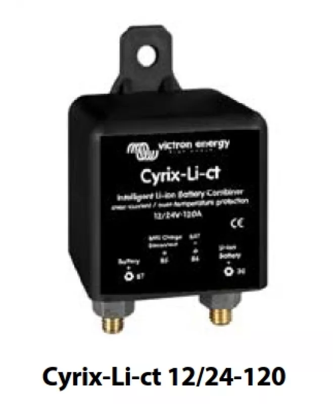 Victron Cyrix-Li-ct 12/24V-120A intelligent Li-ion battery combiner Victron Cyrix-Li-ct 12/24V-120A intelligent Li-ion battery combiner