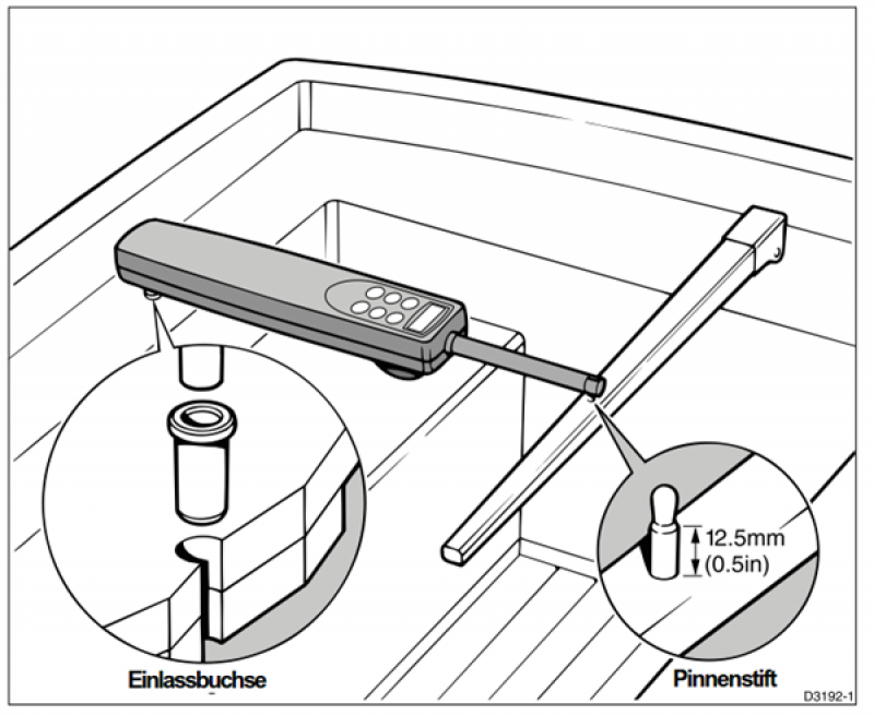 Raymarine D002 Einlassbuchse einzeln